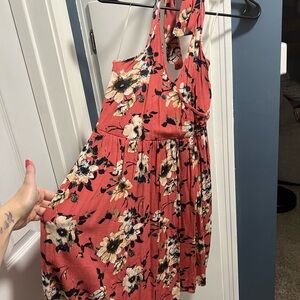 Halter Floral Dress